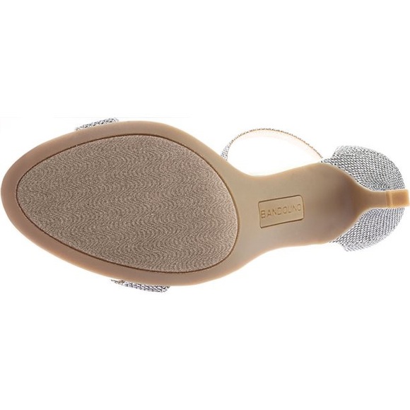 💎 NIB! Bandolino Metallic Heels - Picture 6 of 11